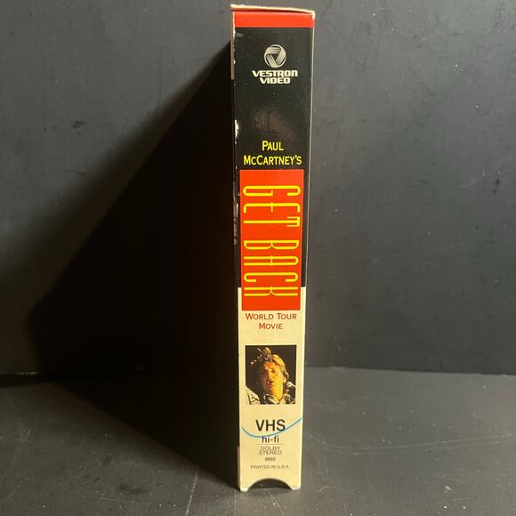 Paul McCartney’s Get Back VHS Tape (1991) World Tour Concert – Vestron Video - Picture 3 of 6